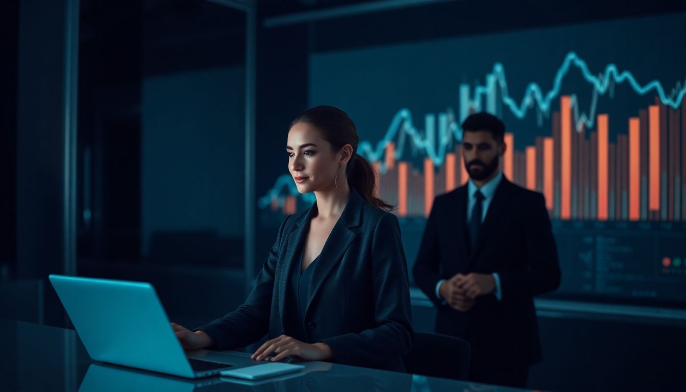 Gráfico de ações exibindo o cálculo do preço médio, fundamental para gestão e investimento