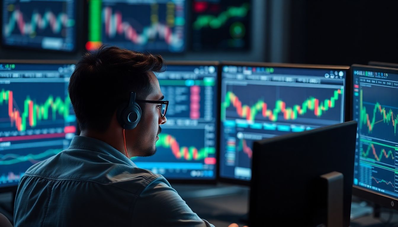 Gráfico de velas e análise técnica para gerenciamento de riscos no trading diário