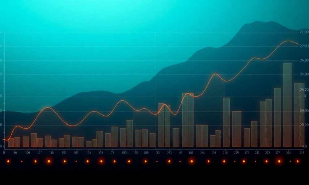 "Análise de Risco e Estratégias de Investimento ilustradas por gráficos e dados."