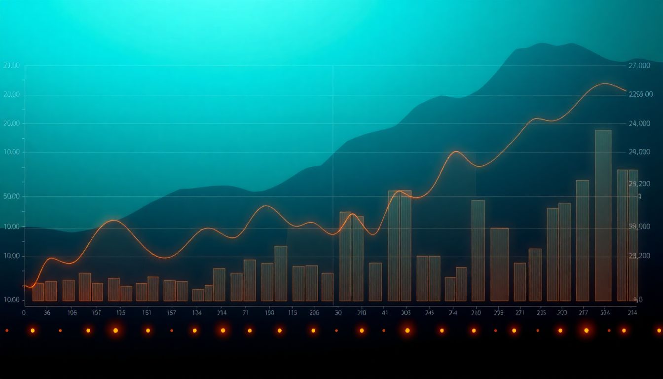 "Análise de Risco e Estratégias de Investimento ilustradas por gráficos e dados."