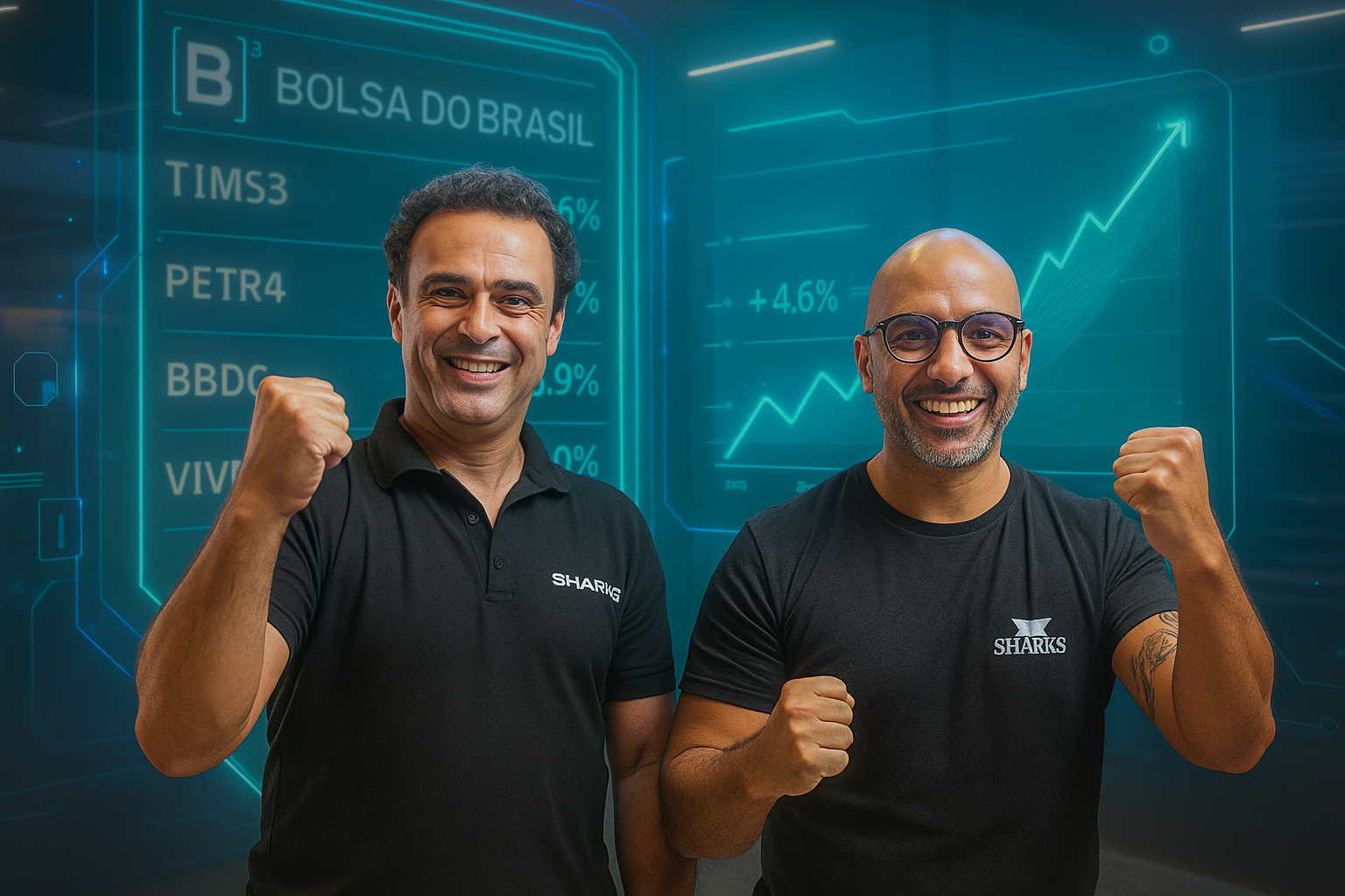 Carteira Trader IBOV da Sharks mantém vantagem sobre o Ibovespa em agosto de 2025