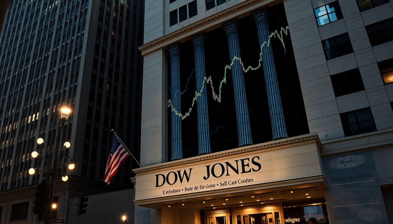 Gráfico do pregão da Bolsa de Valores de Nova York com índices em alta