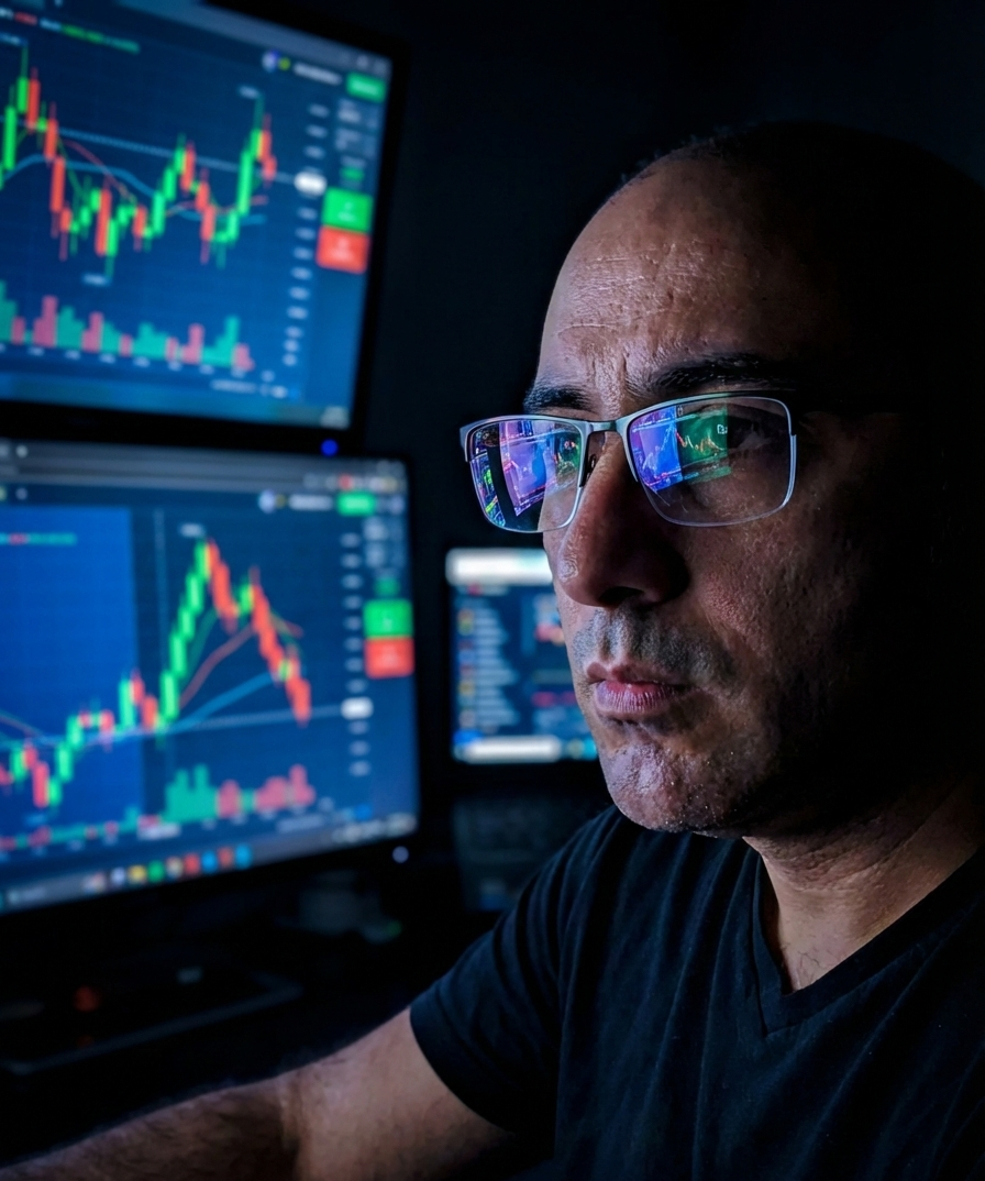 Emoções do operador de opções