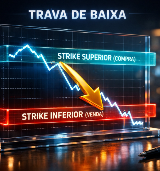 trava de baixa